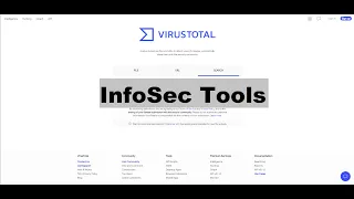 InfoSec Tools - VirusTotal