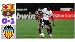 Valencia vs Barcelona 0 1 - All Gоals Extеndеd Hіghlіghts 2022