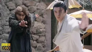 Zhang Wuji surrenders to the mysterious man and is actually the missing Right Envoy of Light!