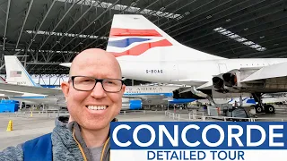 Detailed tour of a British Airways Aérospatiale / BAC Concorde