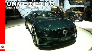 Bentley Continental GT Number 9 Edition by Mulliner Unveiling