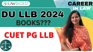 DU LLB 2024 Books| CUET PG LLB | CUET PG Law Books 2024