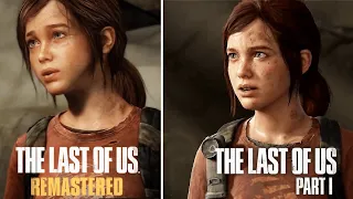 Ellie Part I vs Remastered | Side by Side Comparison - The Last of Us Part 1 Remake 4K 60FPS HDR PS5