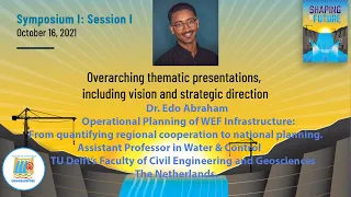 Dr. Edo Abraham, Operational Planning of WEF Infrastructure