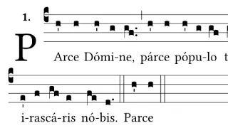 Parce Domine - Lenten Hymn - Latin Gregorian Chant