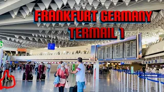 4K Frankfurt Airport Terminal 1 walk on 13.09.2020