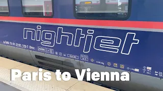 Nightjet Train - Paris to Vienna