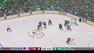 NHL 24: Colorado Avalanche vs. Dallas Stars, Game 1 of The Stanley Cup Playoffs- Gameplay