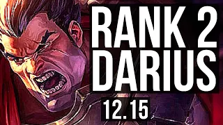 DARIUS vs QUINN (TOP) | Rank 2 Darius, 6/0/1, 300+ games, Dominating | KR Challenger | 12.15