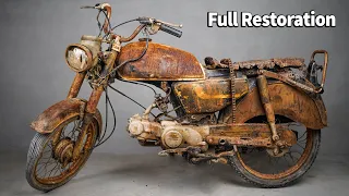 Full Restoration 40 Years Old ruined Classic Motorcycle