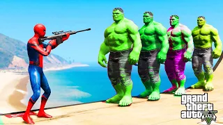 Spiderman Vs HULK  Best Ragdolls Ep 1 ( Fails & Funny Moments ) - GTA 5