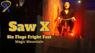 Saw X Haunted House at Six Flags Fright Fest Magic Mountain