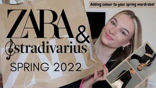 ZARA & Stradivarius Spring 2022 Try On Haul. How to add colour to your outfit!