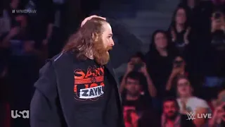 Sami Zayn Raw entrance after Elimination Chamber