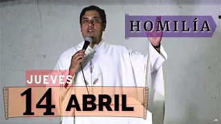 EVANGELIO DE HOY jueves 14 de abril del 2022 - Padre Arturo Cornejo