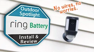 Ring Spotlight BATTERY Camera - Installation and Review