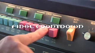 Final Countdown on the Hammond Concorde (tango)