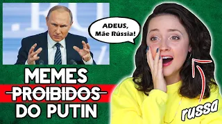 RUSSA REAGINDO OS MEMES BRASILEIROS SOBRE O VLADIMIR PUTIN 🤣