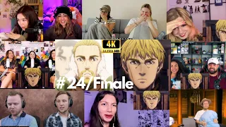 Vinland Saga Season 2 Episode 24 Reaction Mashup | ヴィンランドサガ 2期 24話 リアクション