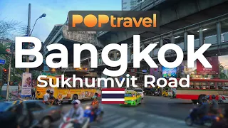 BANGKOK, Thailand 🇹🇭 - Sukhumvit Road - 4K60