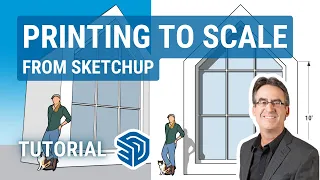 Printing SCALED VIEWS from SketchUp (Web, Pro & LayOut) - My 2024 Update