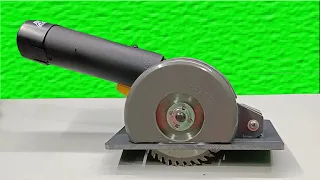 Make 12V Cordless Mini Circular Saw Using PVC