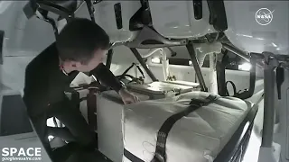 NOW LIVE! SpaceX Dragon Hatch Closing  | Axiom Space Mission 3
