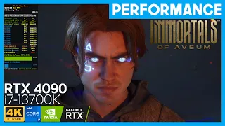 Immortals of Aveum 4K Performance, DLSS Quality, Ultra Settings | RTX 4090 | i7-13700K