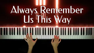 Lady Gaga - Always Remember Us This Way | Piano Cover with Strings (with PIANO SHEET)