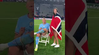 Haaland's Magical Moment: Celebrating with His Girlfriend After the Epic UCL Final 💙