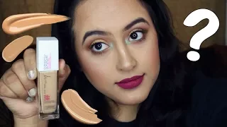 NEW! Superstay Full Coverage Maybelline Foundation! 220 Natural Beige | First Impression