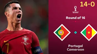 Portugal vs Cameroon | 14-0 | FIFA 2022