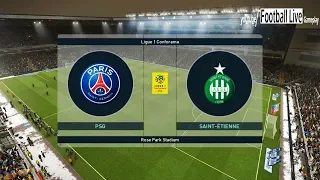 PES 2019 | PSG vs Saint Etienne | Neymar, Mbappe, Cavani Amazing Goals | Gameplay PC