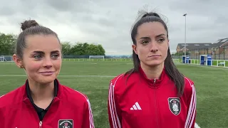 Post Match Reaction | Monica & Nicole | ScottishPower PL2 | Kilmarnock | 5 May 24