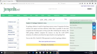 Explain G1 Garbage Collector in Java. | javapedia.net