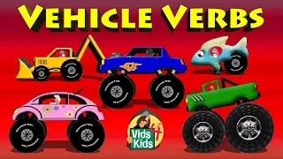 Vehicle Verbs - Learn Verbs With Vehicles