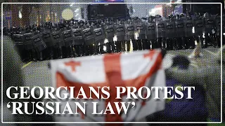 Georgian government drops 'Russian law' after days of protests