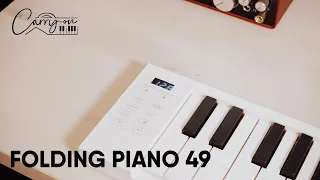 49-Key Piano that Fits in Your Backpack | Carry-on Folding Piano