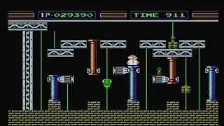 Gyromite - NES - Robot Gyro - 1st Run of Phases 35 - 40 + Phases 1-10 Post Game Playthrough.