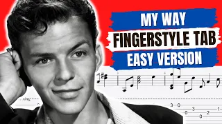 MY WAY EASY Fingerstyle Tab - Frank Sinatra - FREE Tab Download