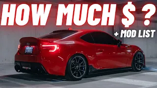 HOW MUCH I SPENT BUILDING/MODIFYING AN FRS/BRZ/86... (Price Breakdown + Mod List)