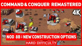 Command & Conquer Remastered 4K - Nod Mission 8 B - New Construction Options - Hard Difficulty