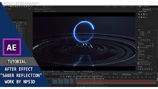 AFTER EFFECT "SABER REFLECTION" TUTORIAL BY NPS3D || YOUTUBE