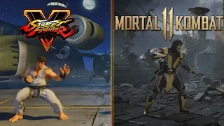 Mortal Kombat 11 vs Street Fighter V Animation