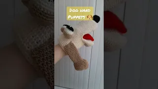 Dog Hand Puppets 🐶🐕 #amigurumi #handpuppet #örgü #eğiticioyuncak #yarn #crochet #keşfet  #elkuklası