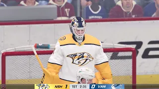 Nashville Predators @ Vancouver Canucks - Nov 5, 2021 (simulation)