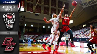 NC State vs. Boston College Condensed Game | 2020-21 ACC Women's Basketball