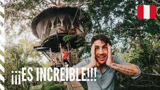 ESTE HOTEL ESTÁ CONSTRUIDO SOBRE ÁRBOLES 🌳 | Tree House Lodge de Iquitos (ENGLISH SUBS)