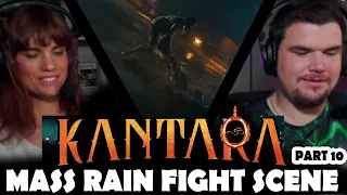KANTARA MASS RAIN FIGHT SCENE - PART 10 - Rishab Shetty, Kishore Kumar G, Achyuth Kumar