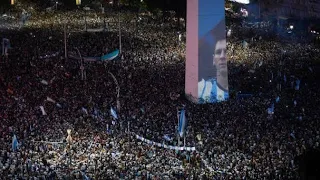 When 100,000+ Argentina fans Chant Meessi Messi🐐🐐🐐